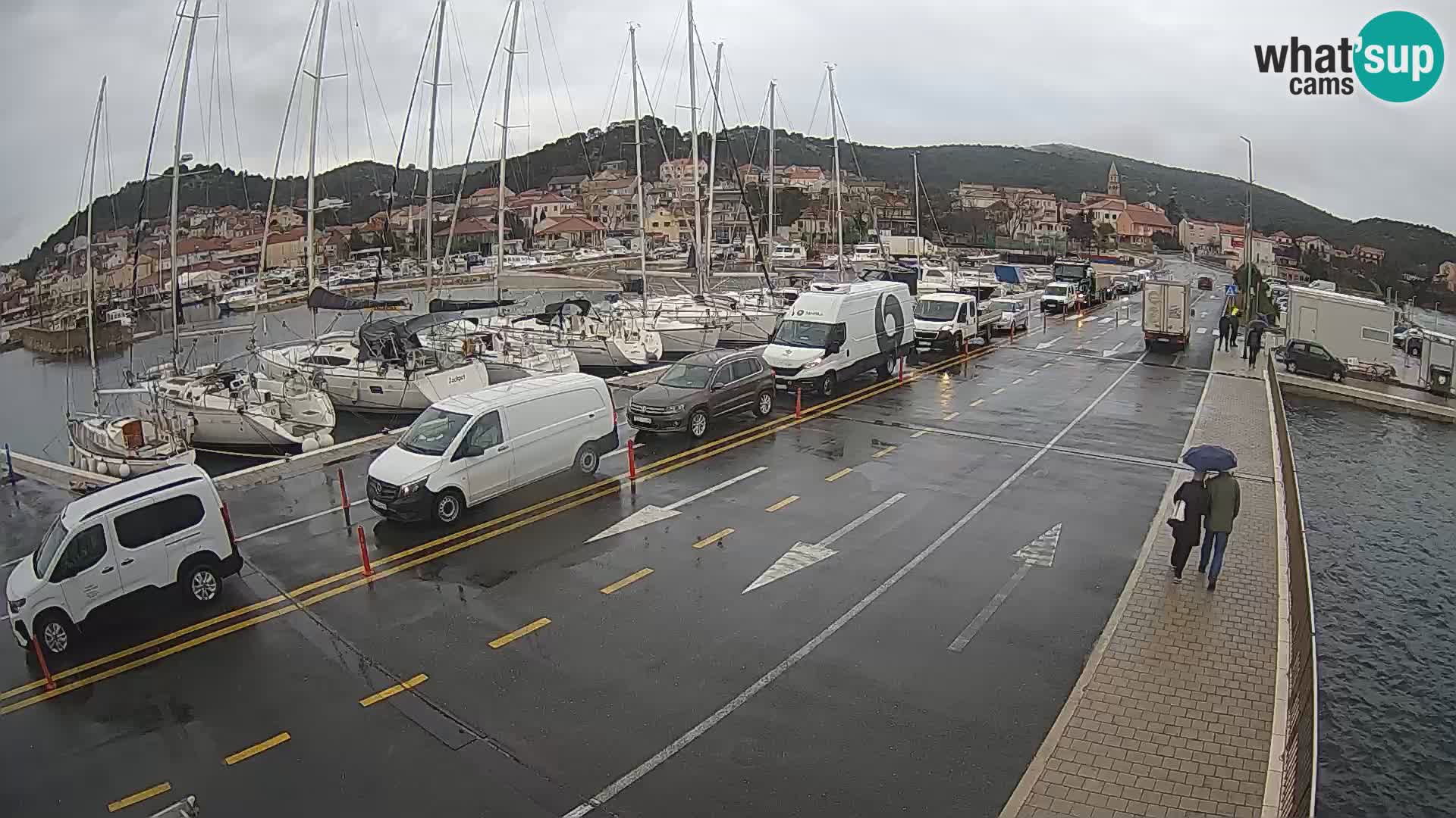 Dalmatie Tkon Traversier – webcams Croatie