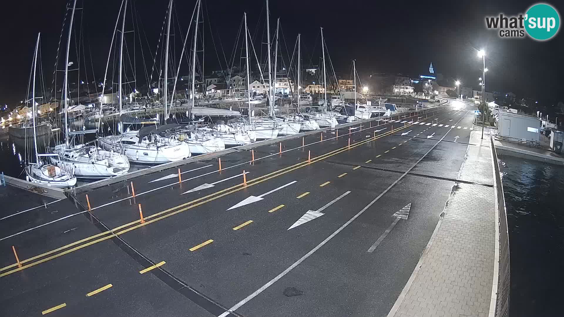 Dalmatie Tkon Traversier – webcams Croatie