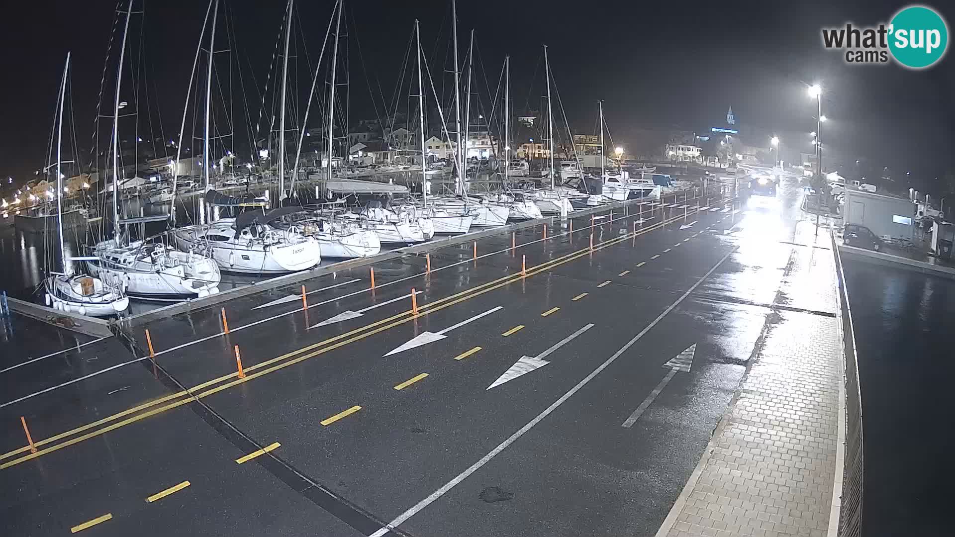 Dalmacia Tkon Transportar- webcams Croacia