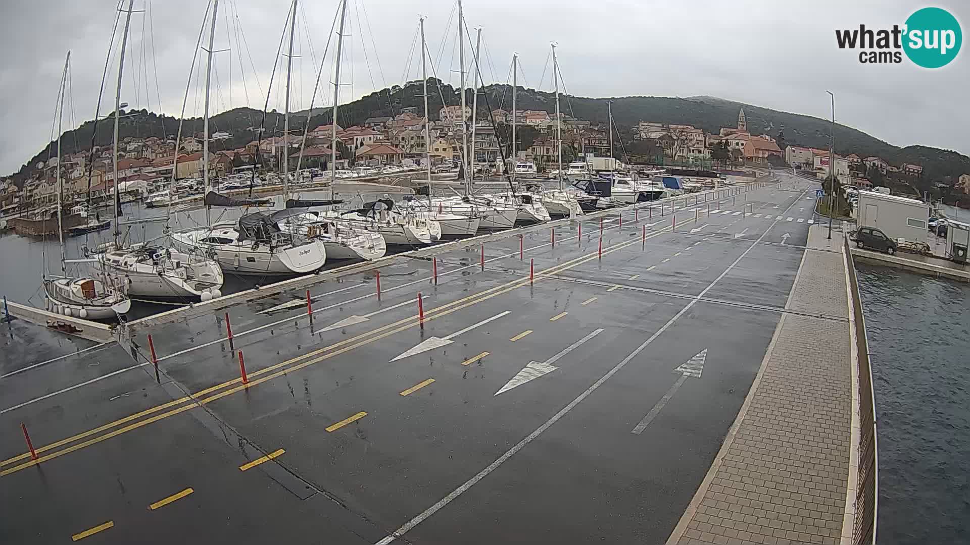 Dalmatie Tkon Traversier – webcams Croatie