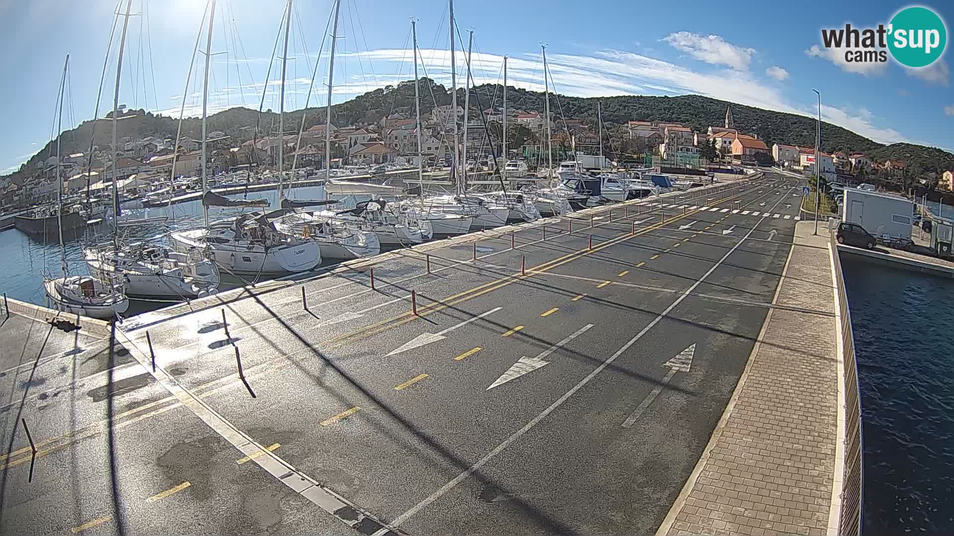 Dalmacia Tkon Transportar- webcams Croacia