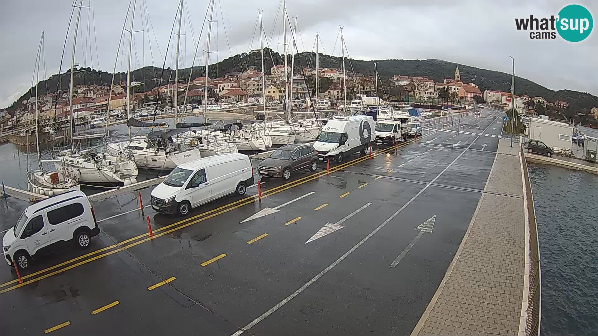 Dalmatie Tkon Traversier – webcams Croatie