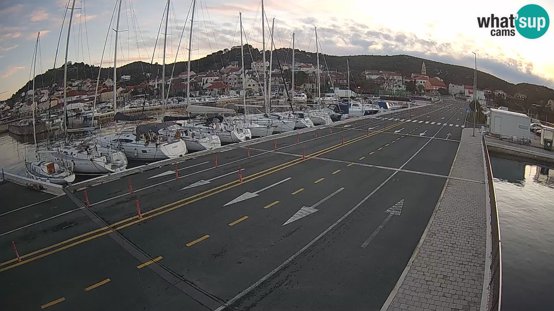 Dalmatie Tkon Traversier – webcams Croatie