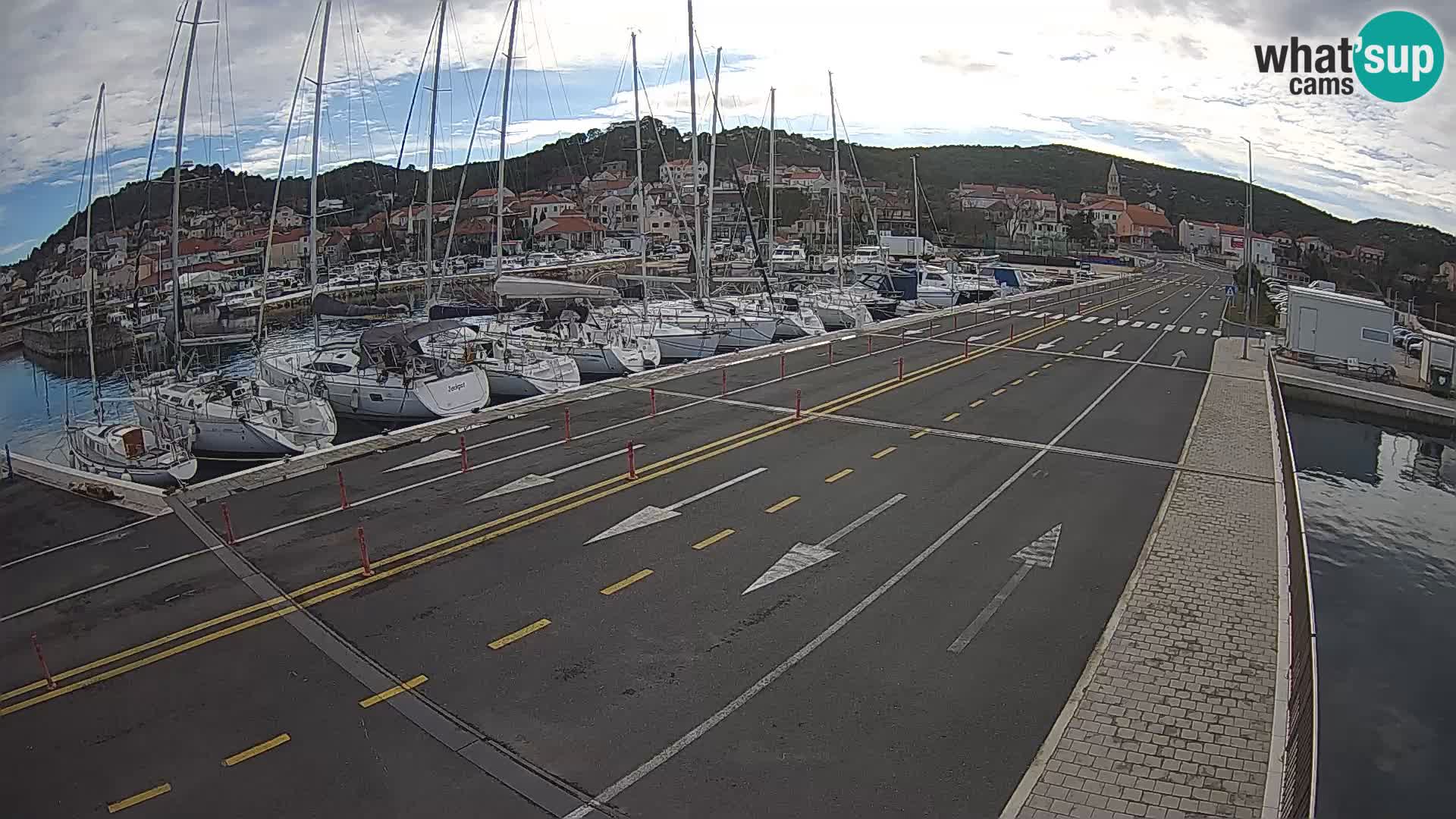 Dalmacia Tkon Transportar- webcams Croacia