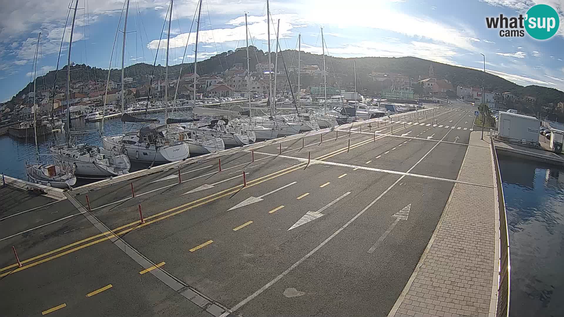 Dalmacia Tkon Transportar- webcams Croacia