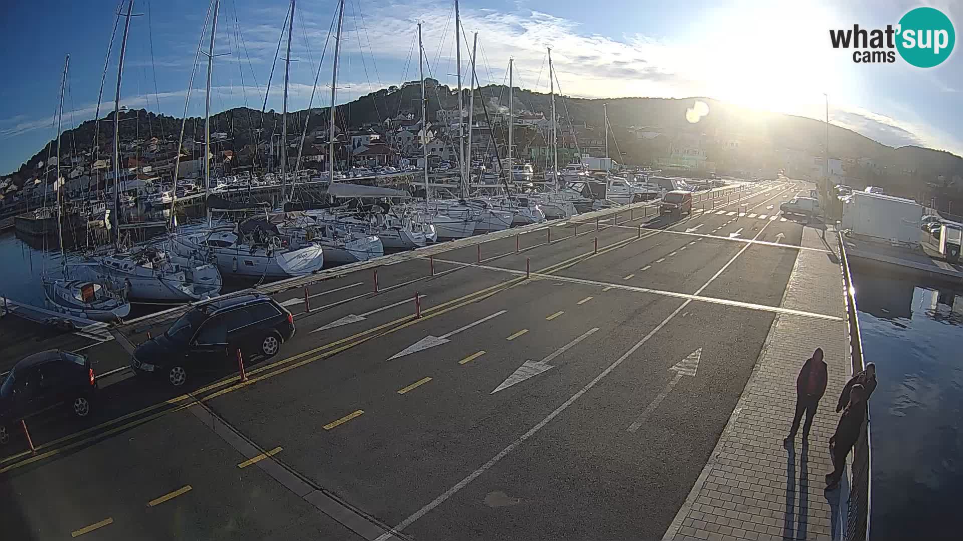 Dalmatie Tkon Traversier – webcams Croatie