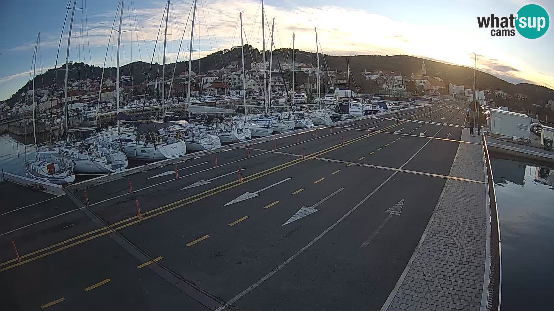 Dalmacia Tkon Transportar- webcams Croacia