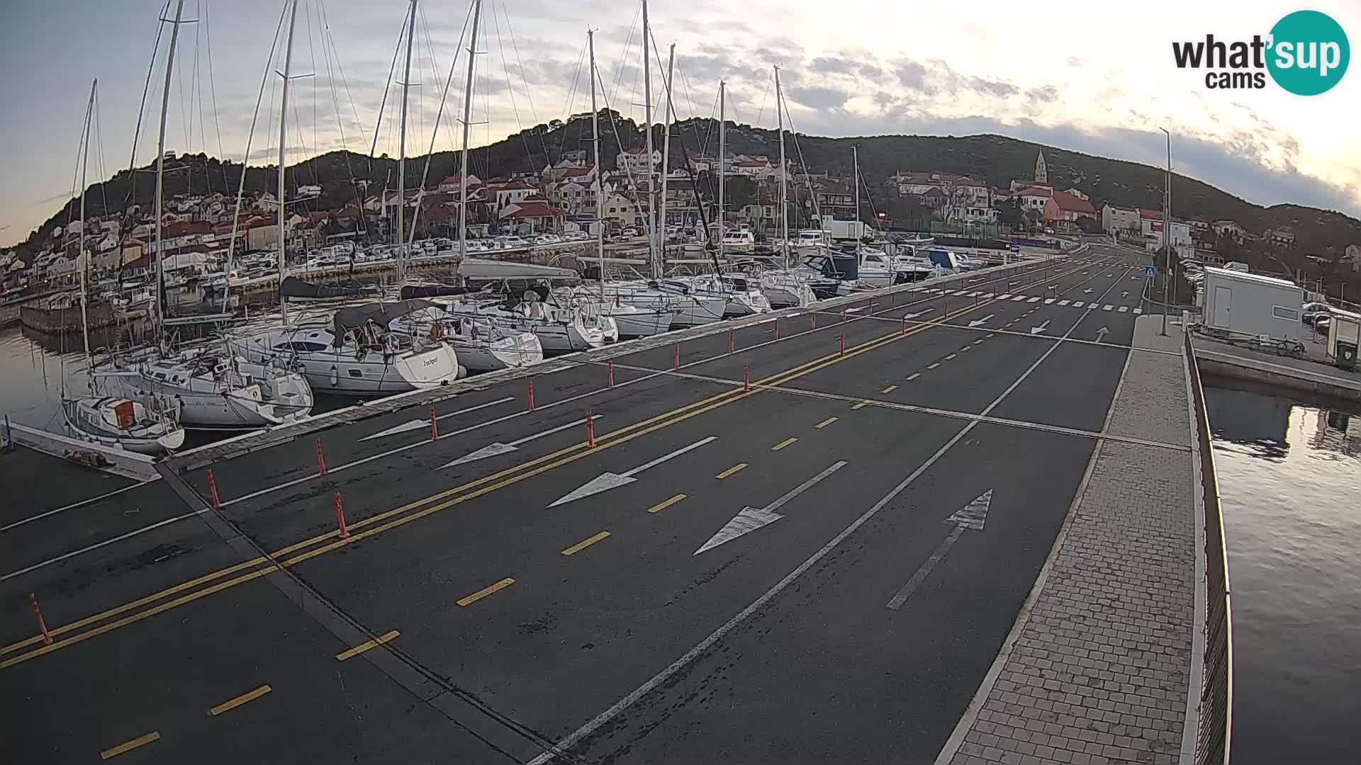 Dalmatie Tkon Traversier – webcams Croatie