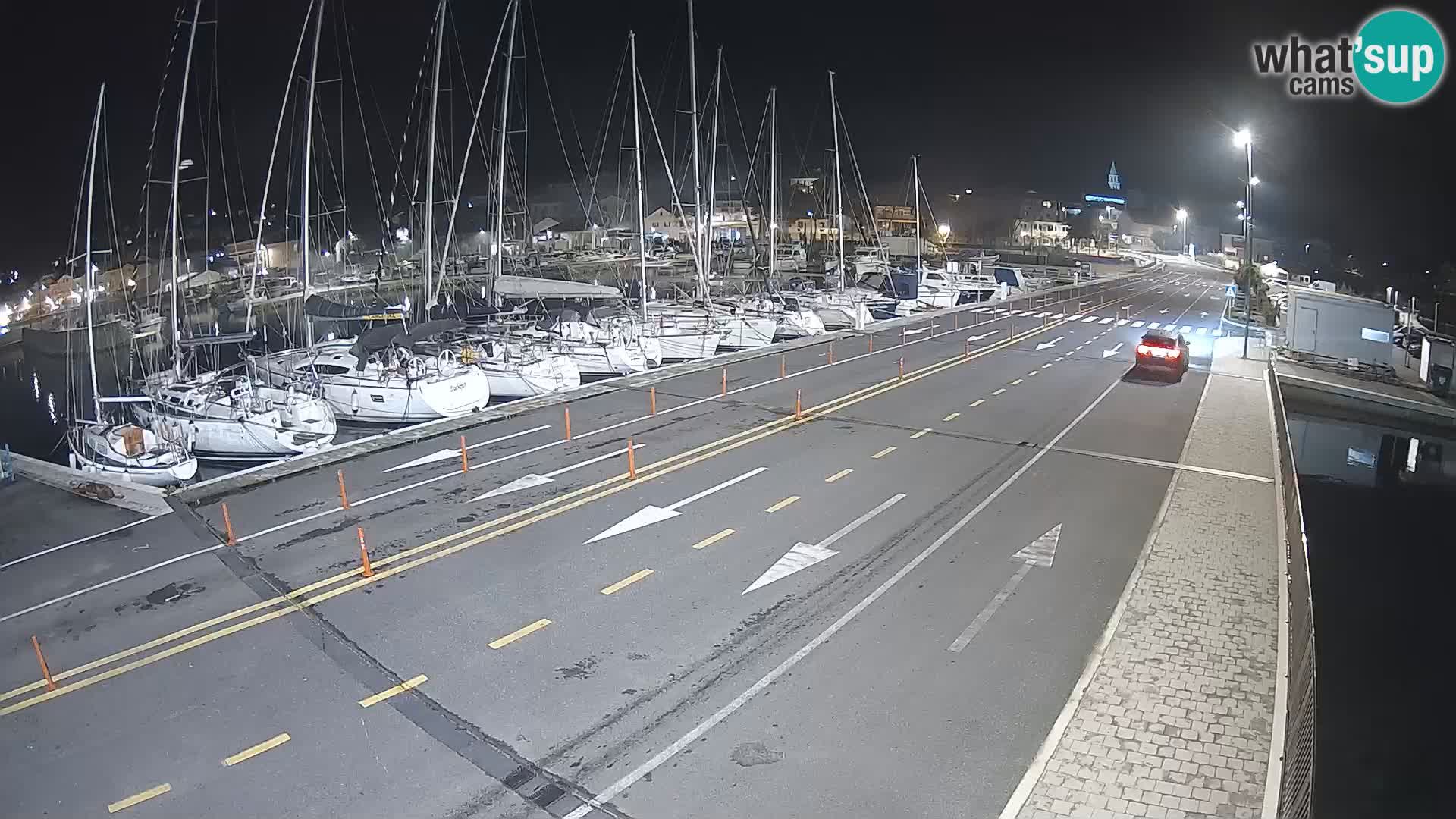 Dalmacia Tkon Transportar- webcams Croacia