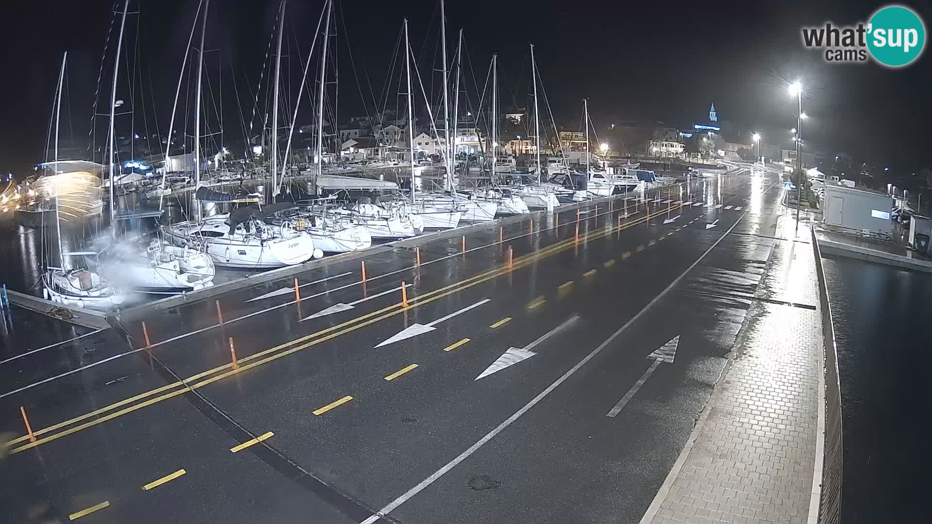 Dalmacia Tkon Transportar- webcams Croacia