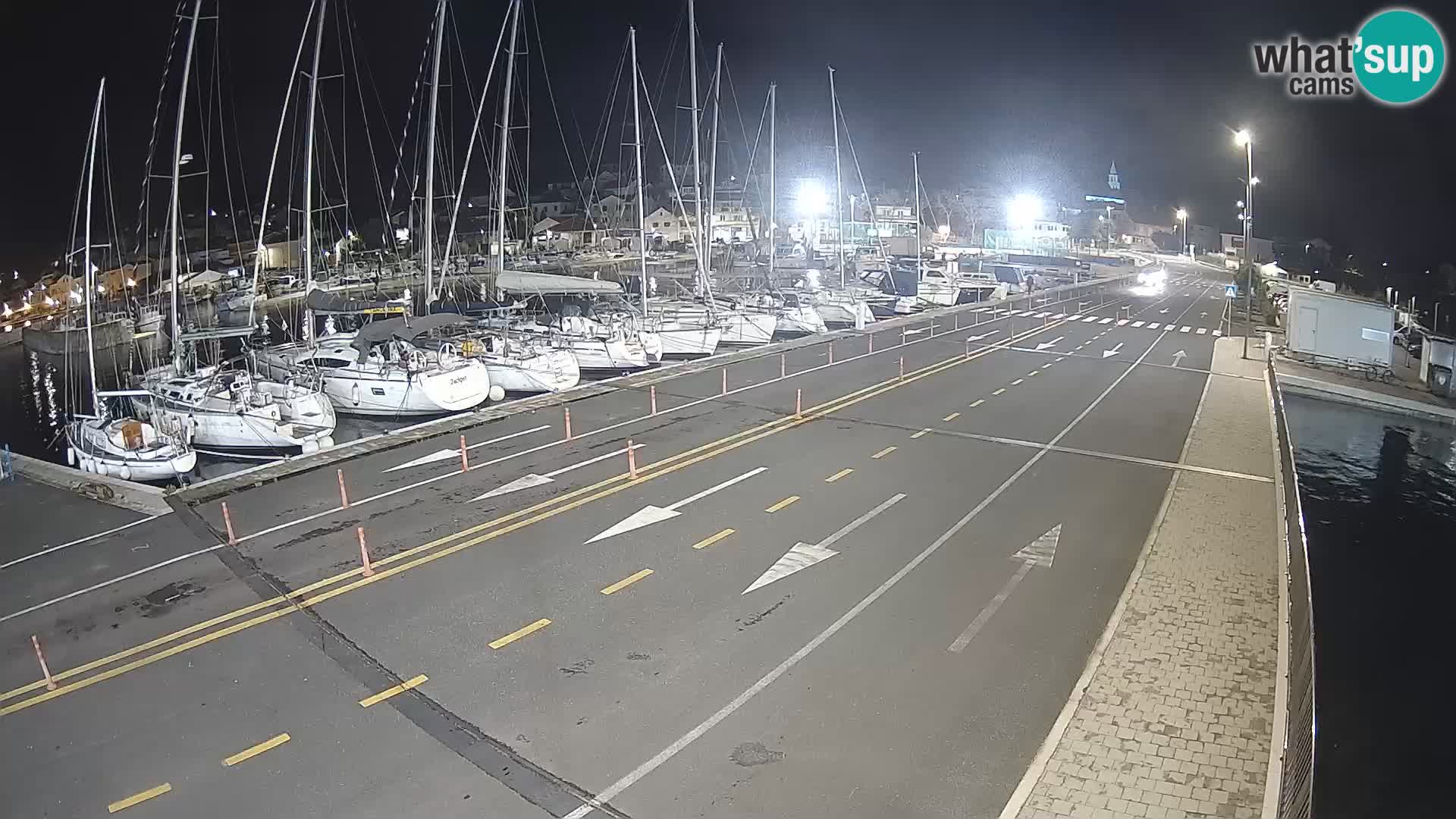 Dalmacia Tkon Transportar- webcams Croacia