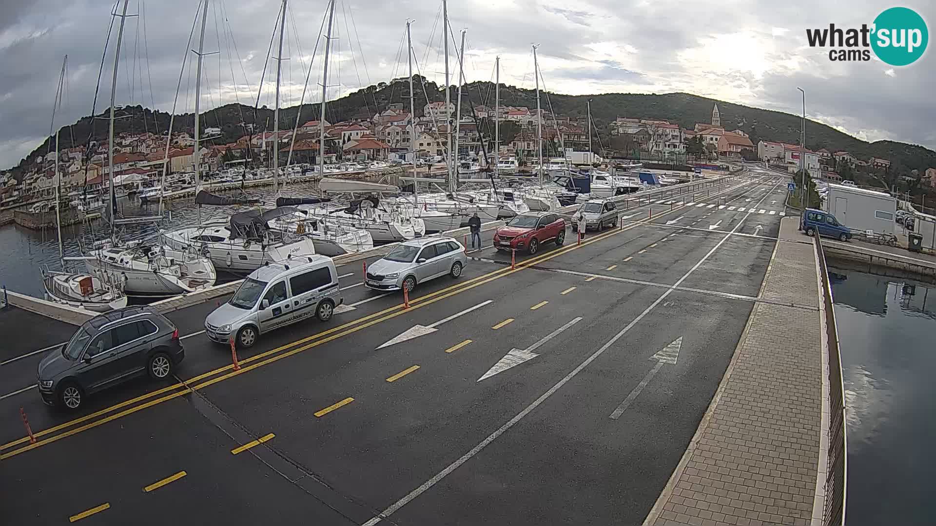 Dalmatie Tkon Traversier – webcams Croatie