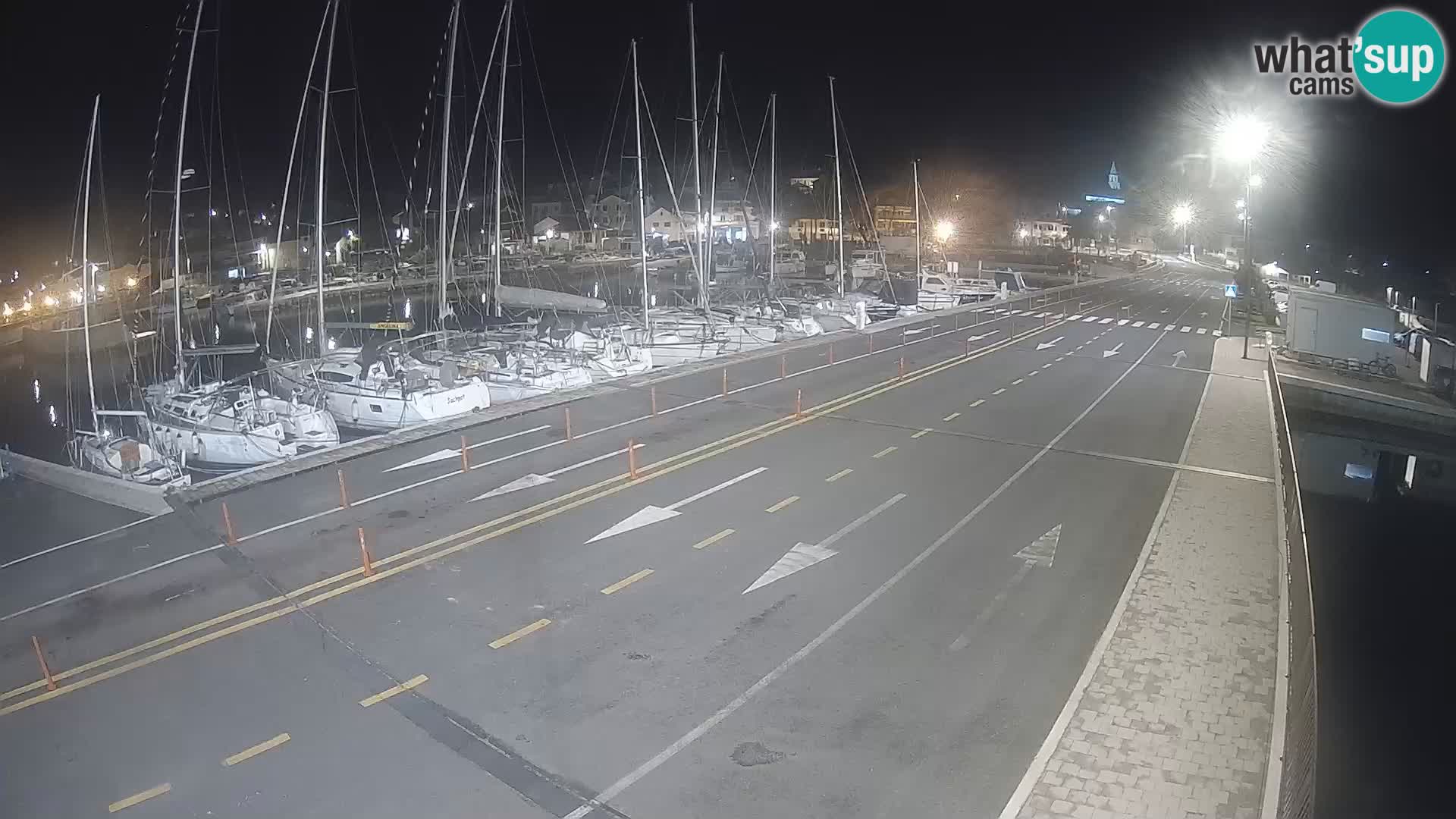 Dalmatie Tkon Traversier – webcams Croatie