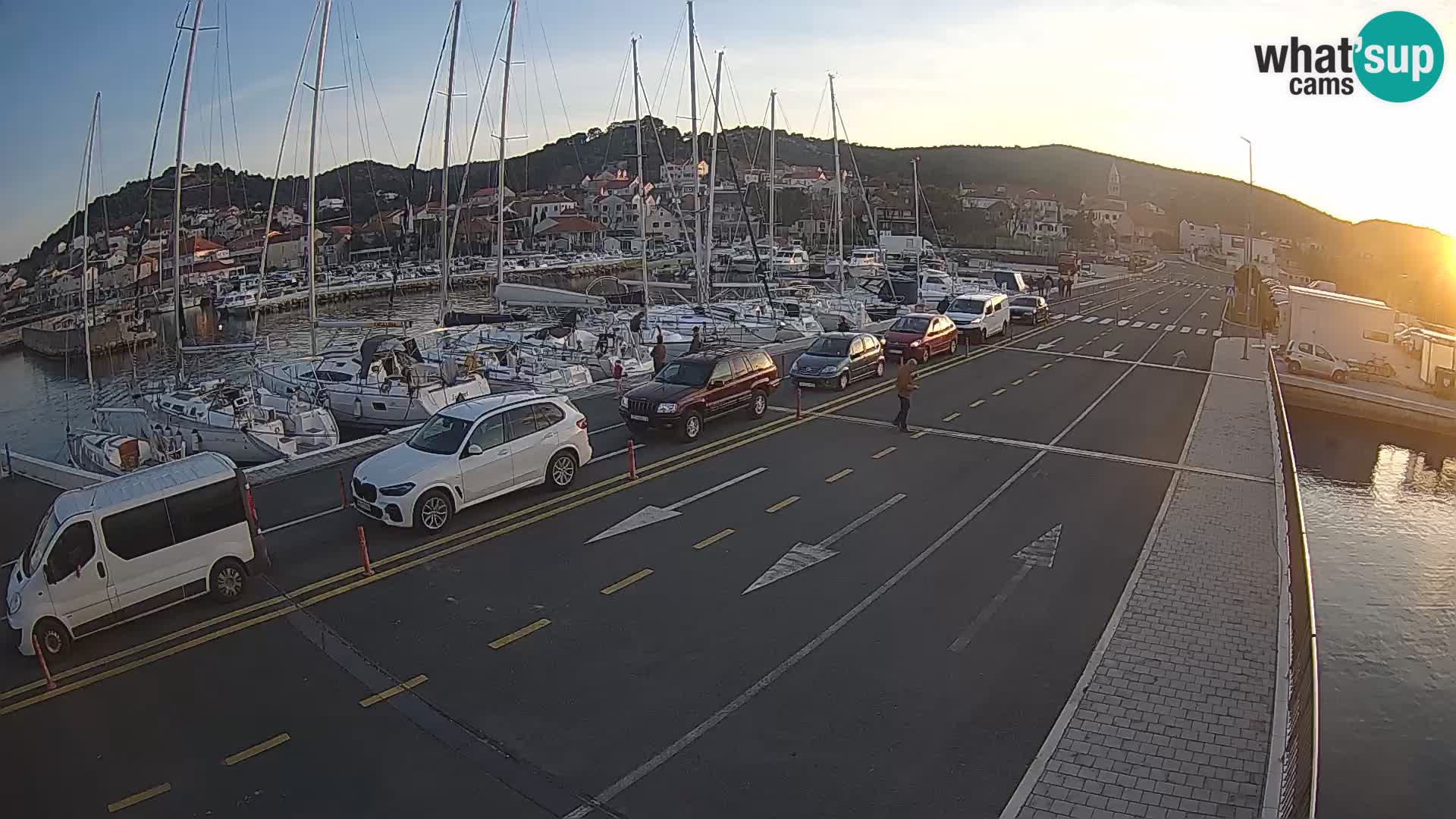 Dalmacia Tkon Transportar- webcams Croacia