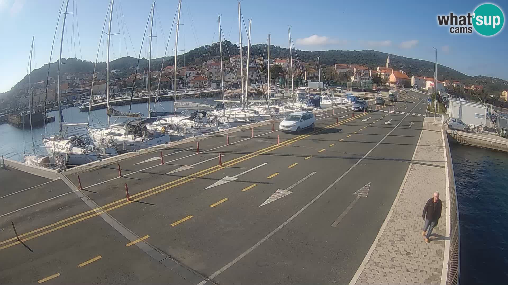 Dalmacija Trajekt Tkon – spletne kamere Hrvaška