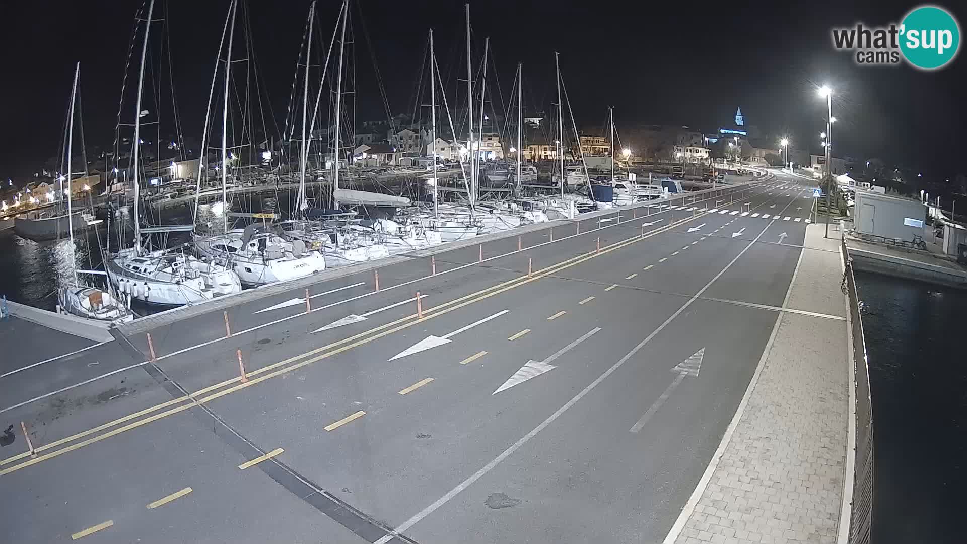 Dalmatie Tkon Traversier – webcams Croatie