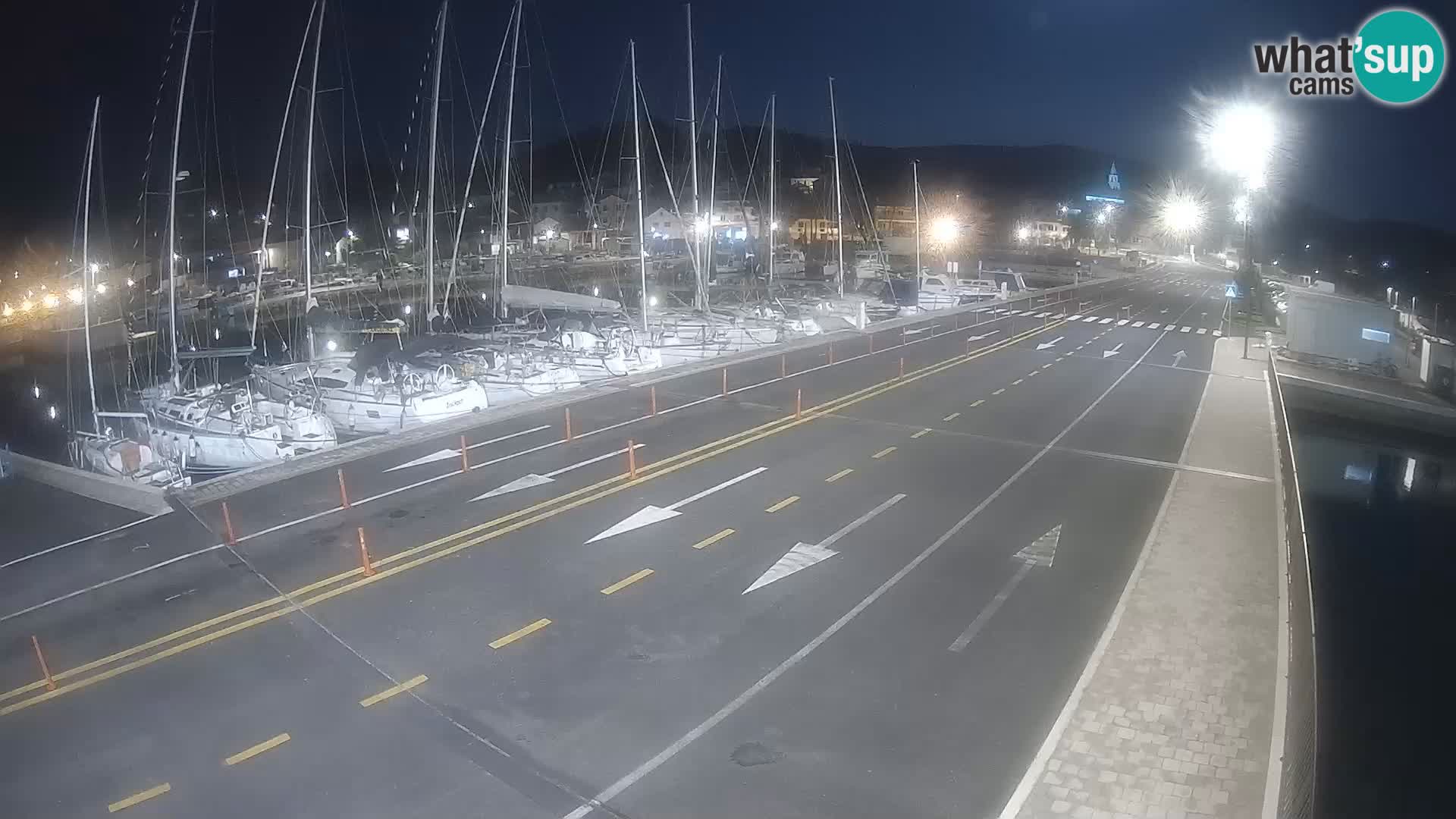 Dalmatie Tkon Traversier – webcams Croatie