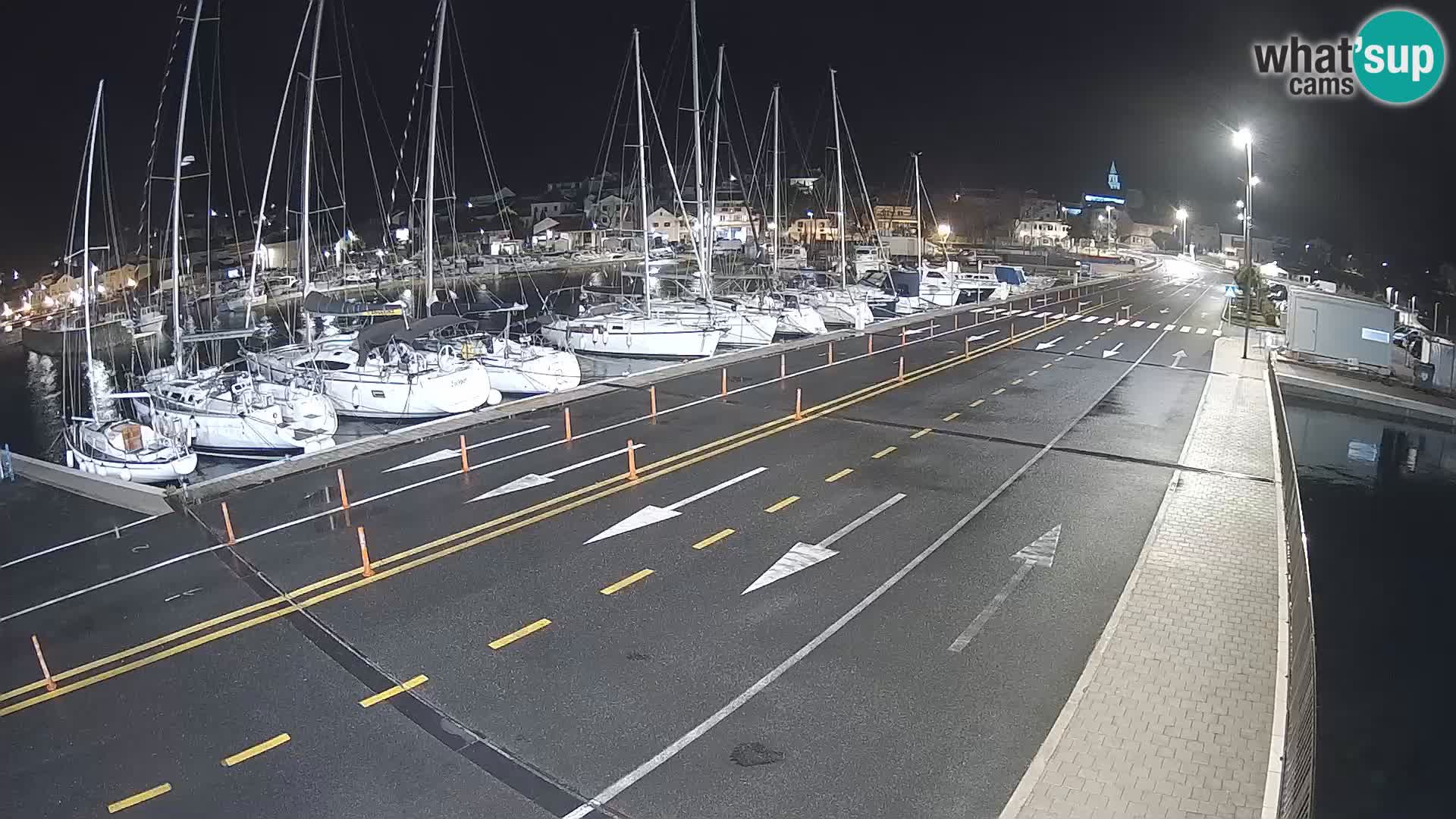 Dalmacia Tkon Transportar- webcams Croacia