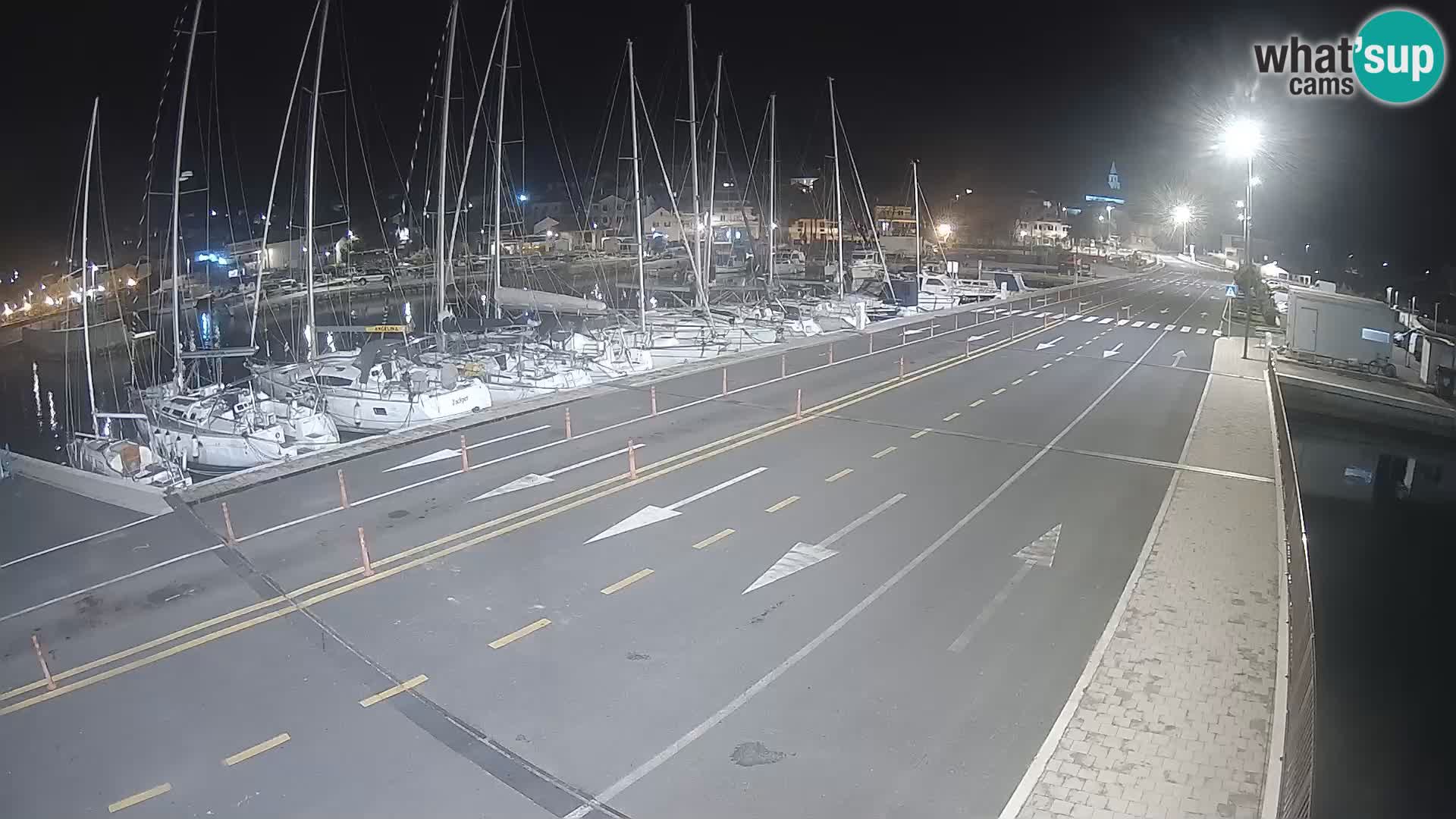 Dalmatie Tkon Traversier – webcams Croatie