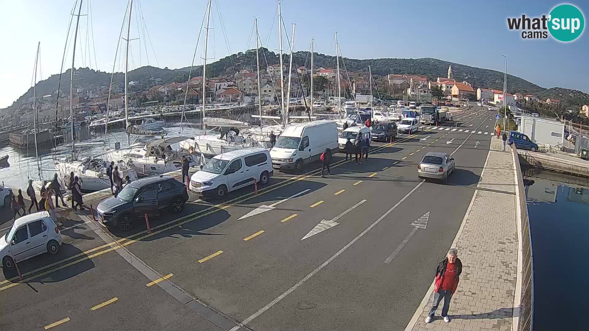 Dalmatie Tkon Traversier – webcams Croatie
