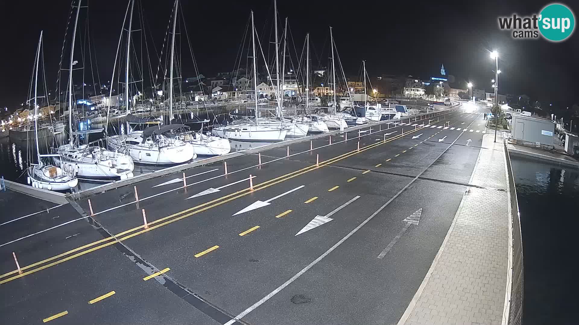 Dalmatie Tkon Traversier – webcams Croatie