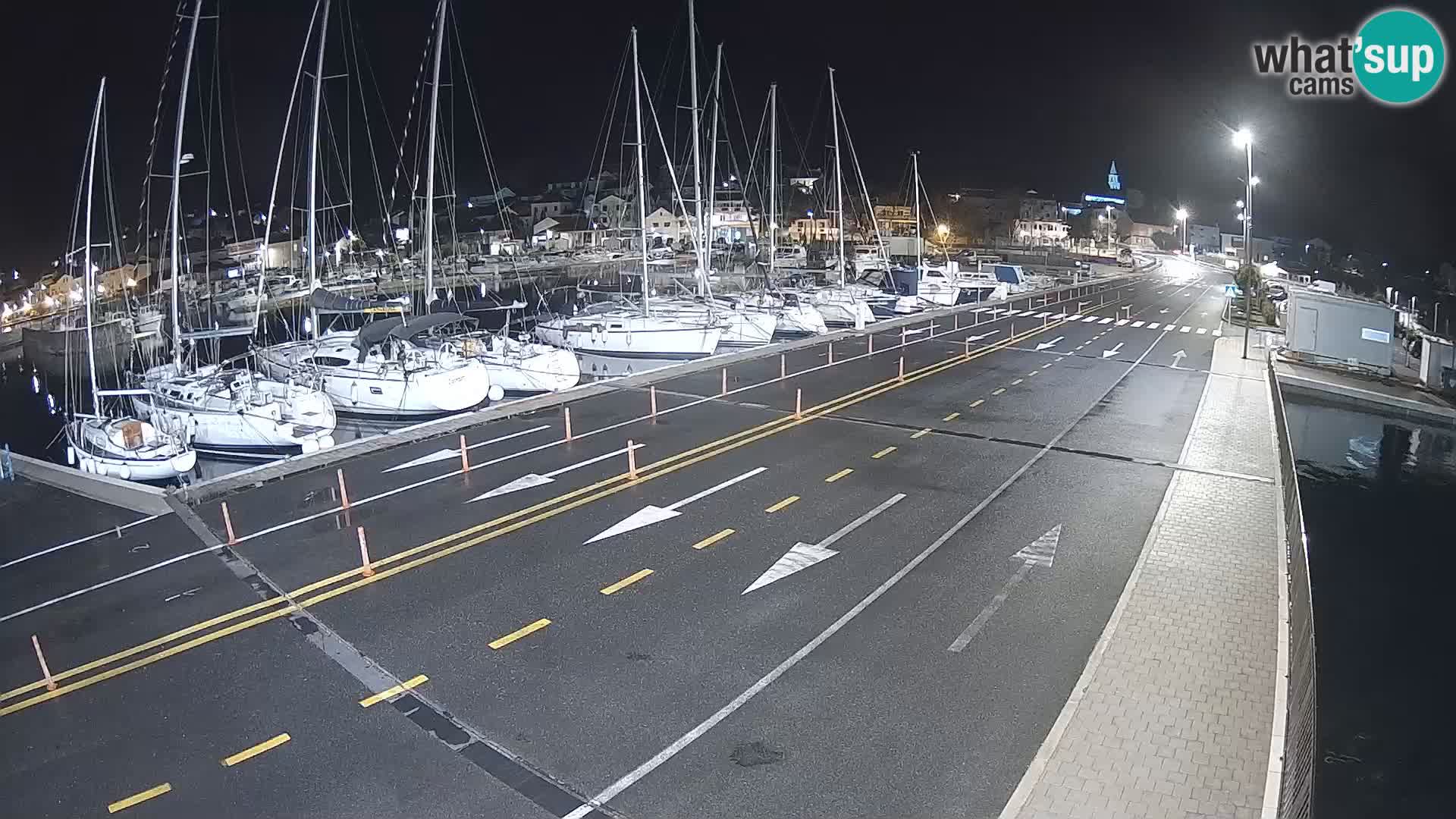 Dalmatie Tkon Traversier – webcams Croatie