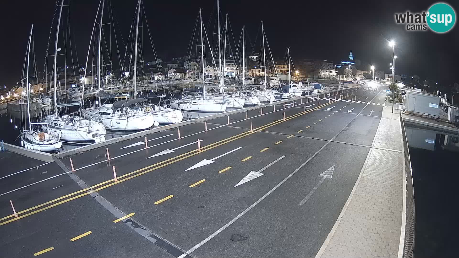 Dalmatie Tkon Traversier – webcams Croatie