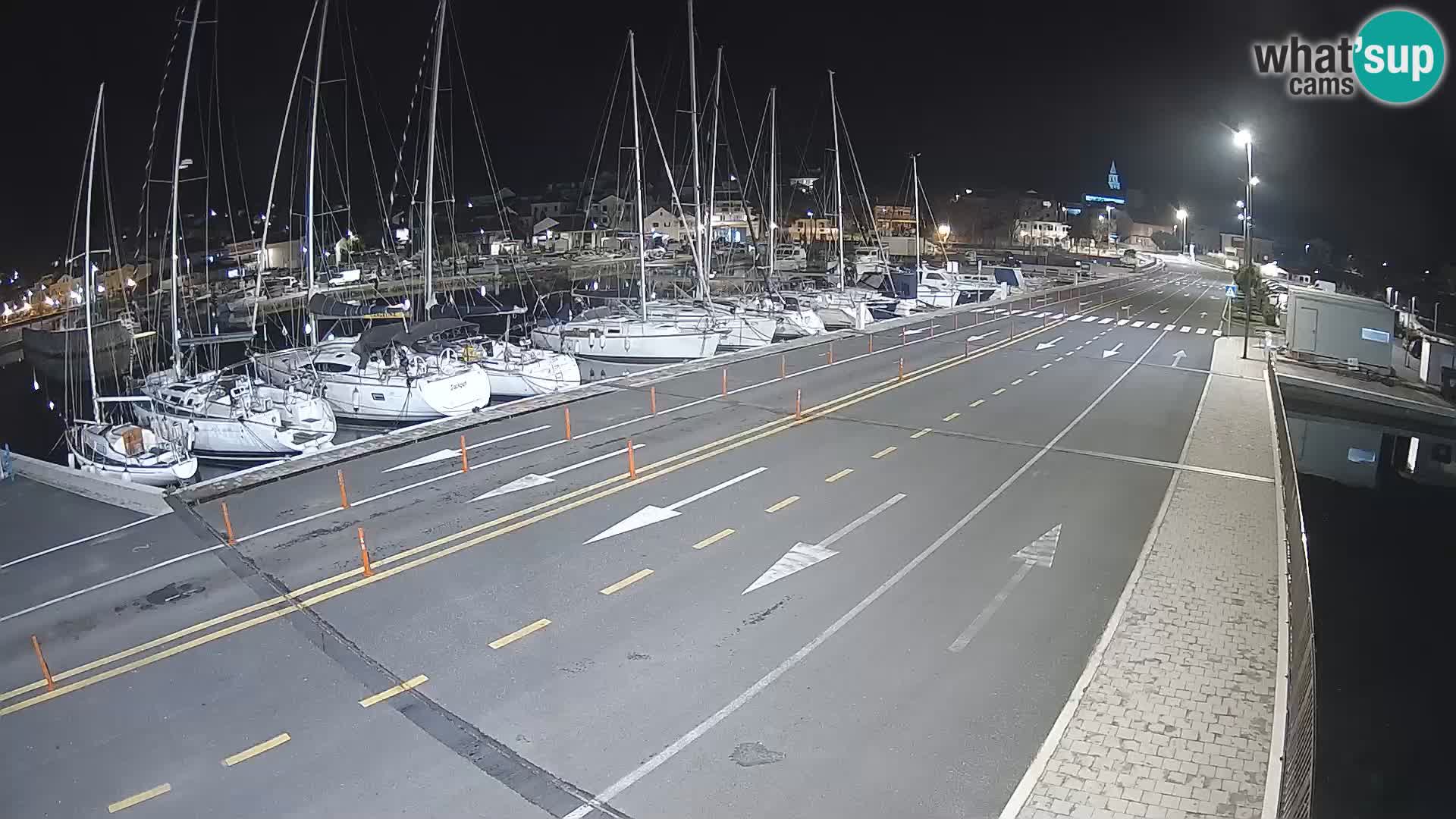 Dalmatie Tkon Traversier – webcams Croatie