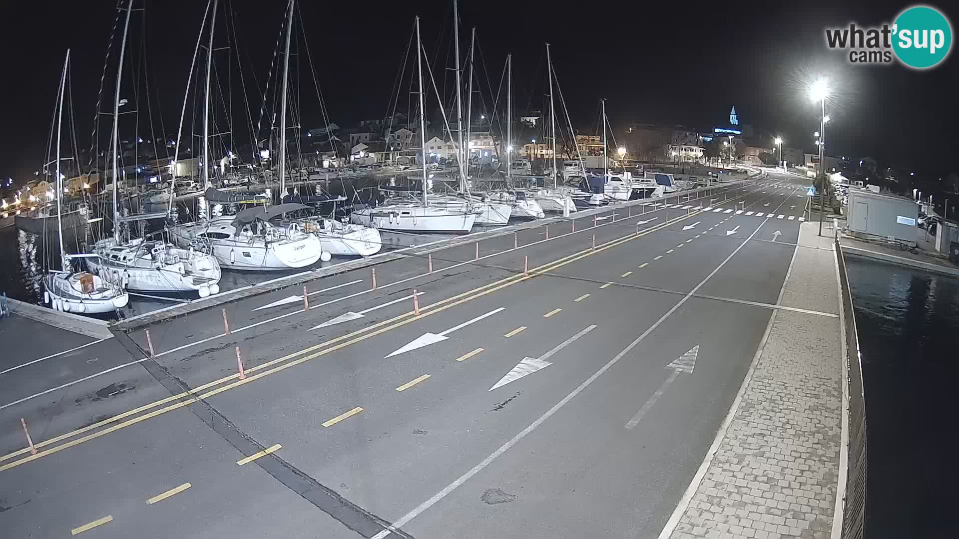 Dalmatie Tkon Traversier – webcams Croatie