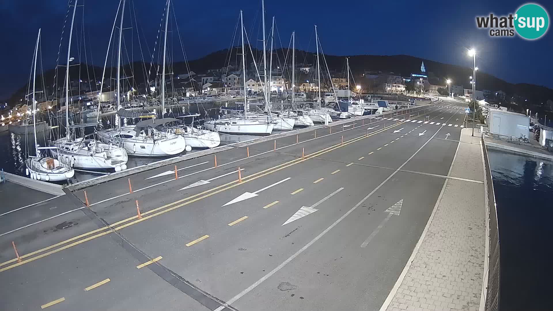 Dalmatie Tkon Traversier – webcams Croatie