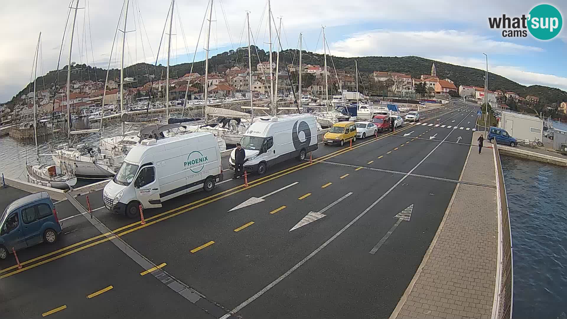 Dalmatie Tkon Traversier – webcams Croatie