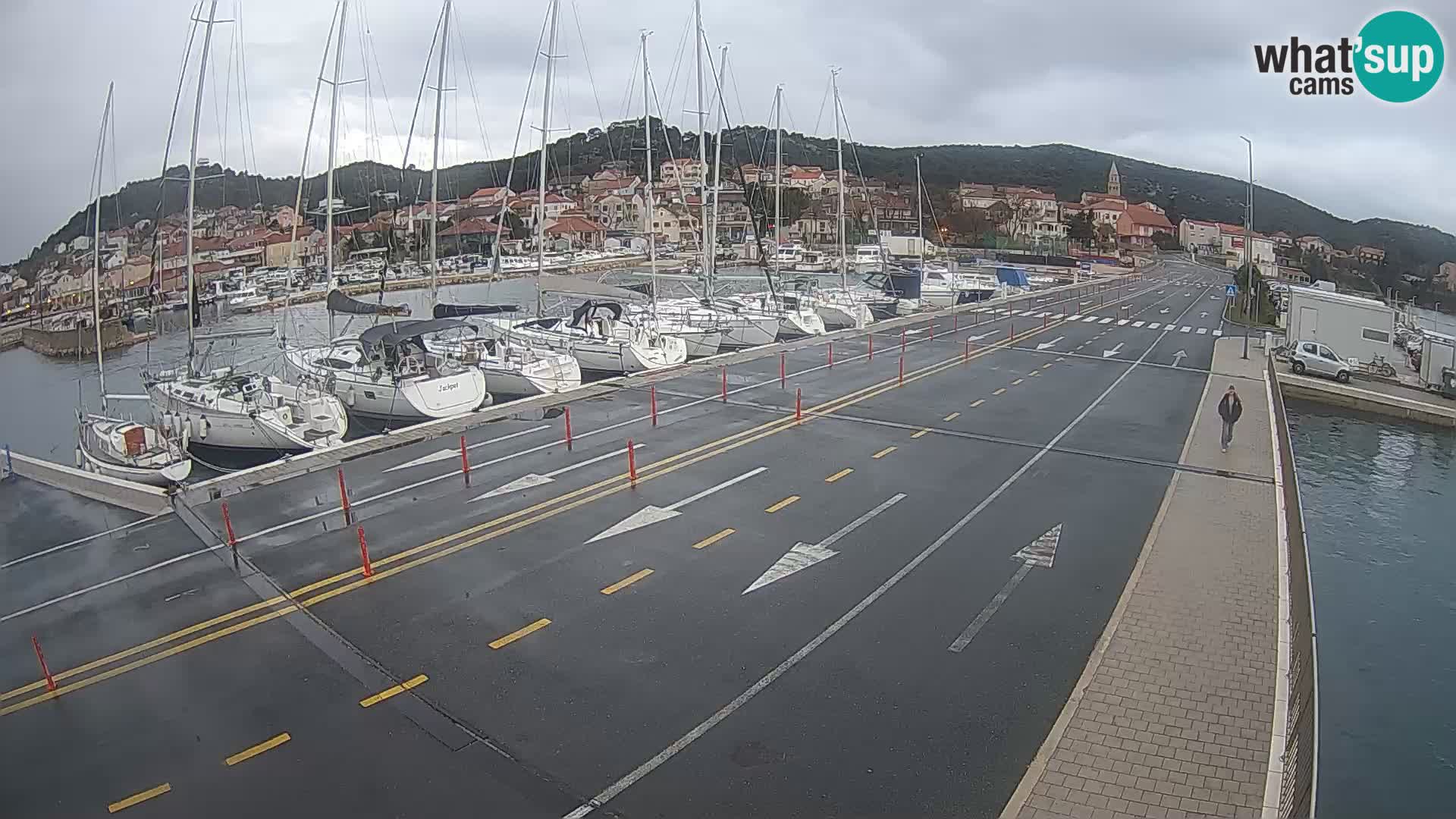 Dalmatie Tkon Traversier – webcams Croatie