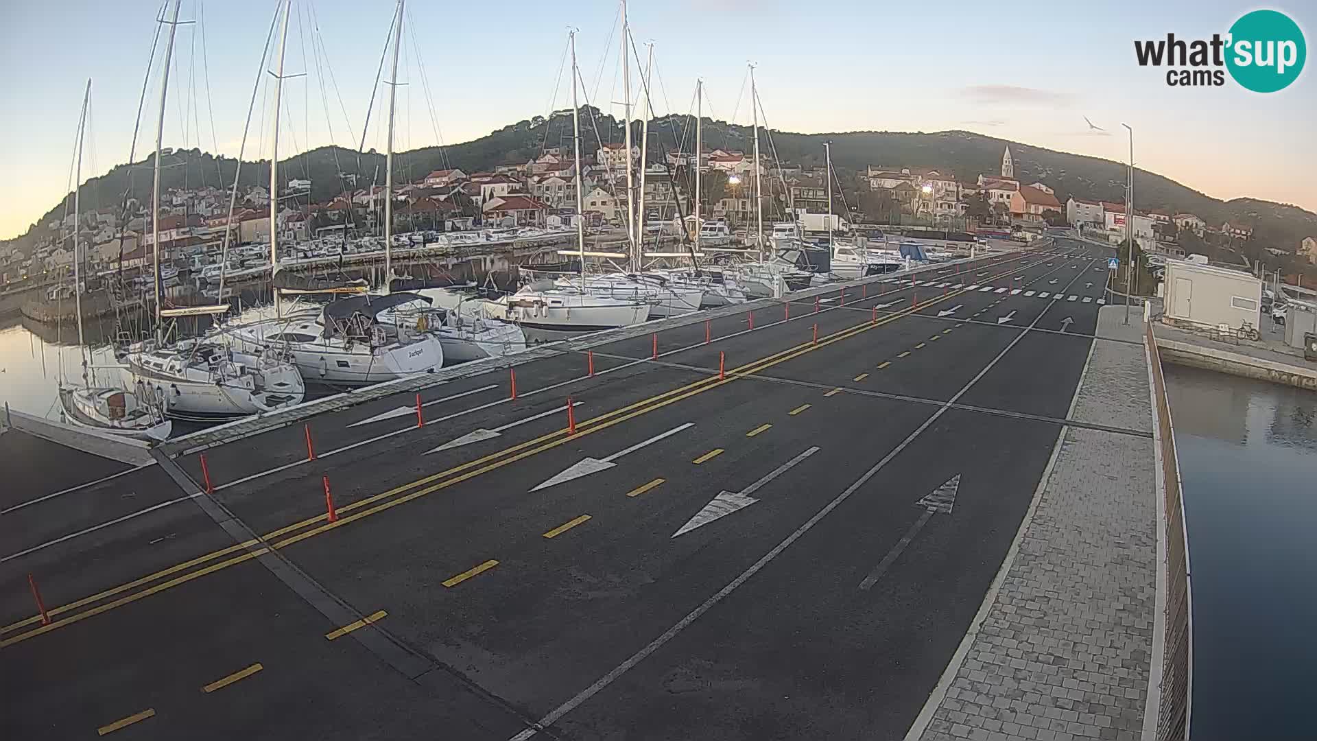 Dalmacia Tkon Transportar- webcams Croacia