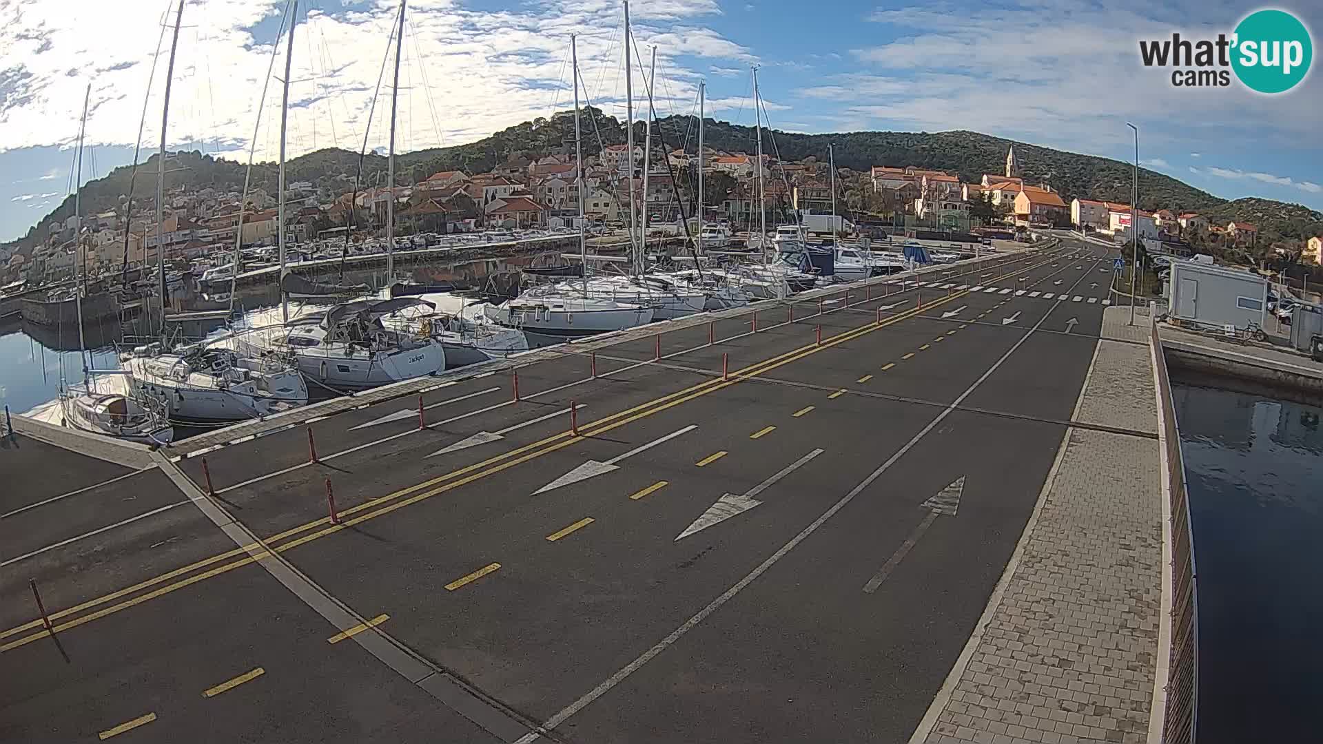 Dalmacia Tkon Transportar- webcams Croacia