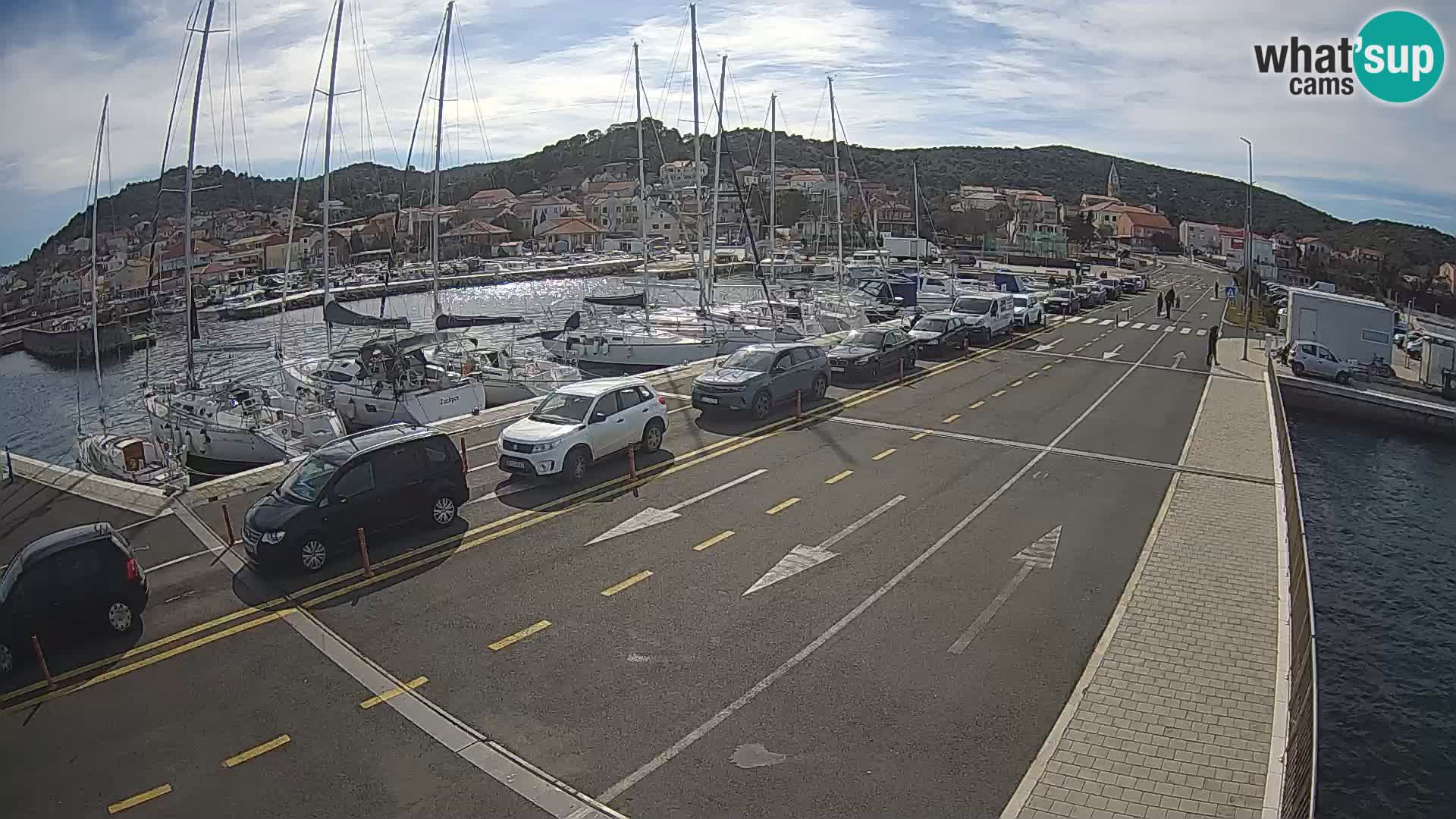 Dalmacia Tkon Transportar- webcams Croacia