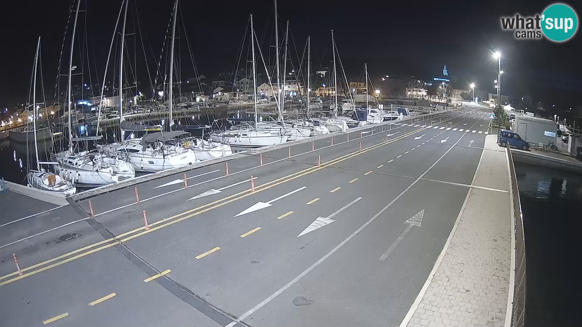 Dalmatie Tkon Traversier – webcams Croatie