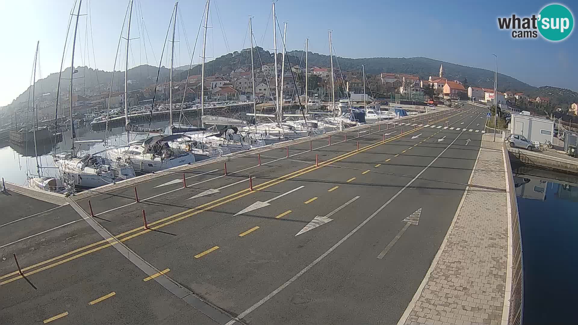 Dalmatie Tkon Traversier – webcams Croatie