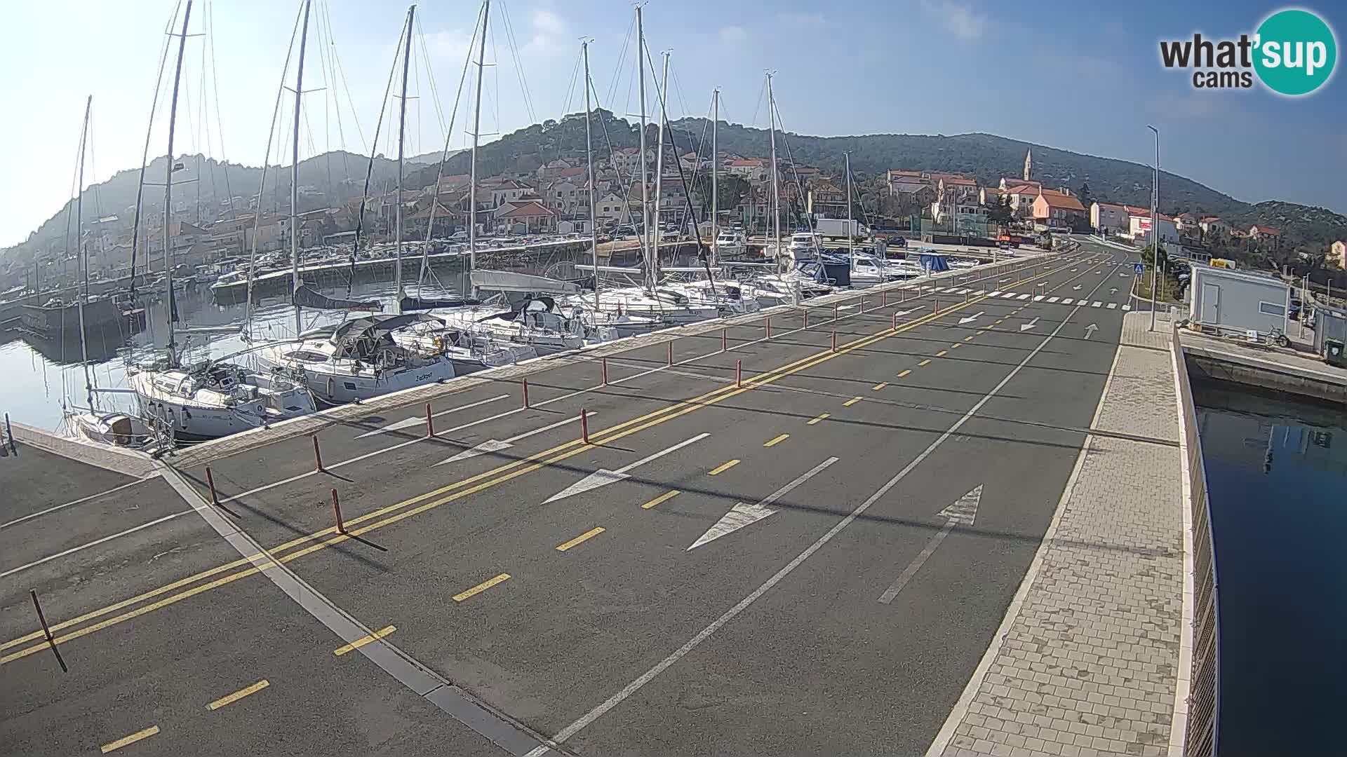 Dalmatie Tkon Traversier – webcams Croatie