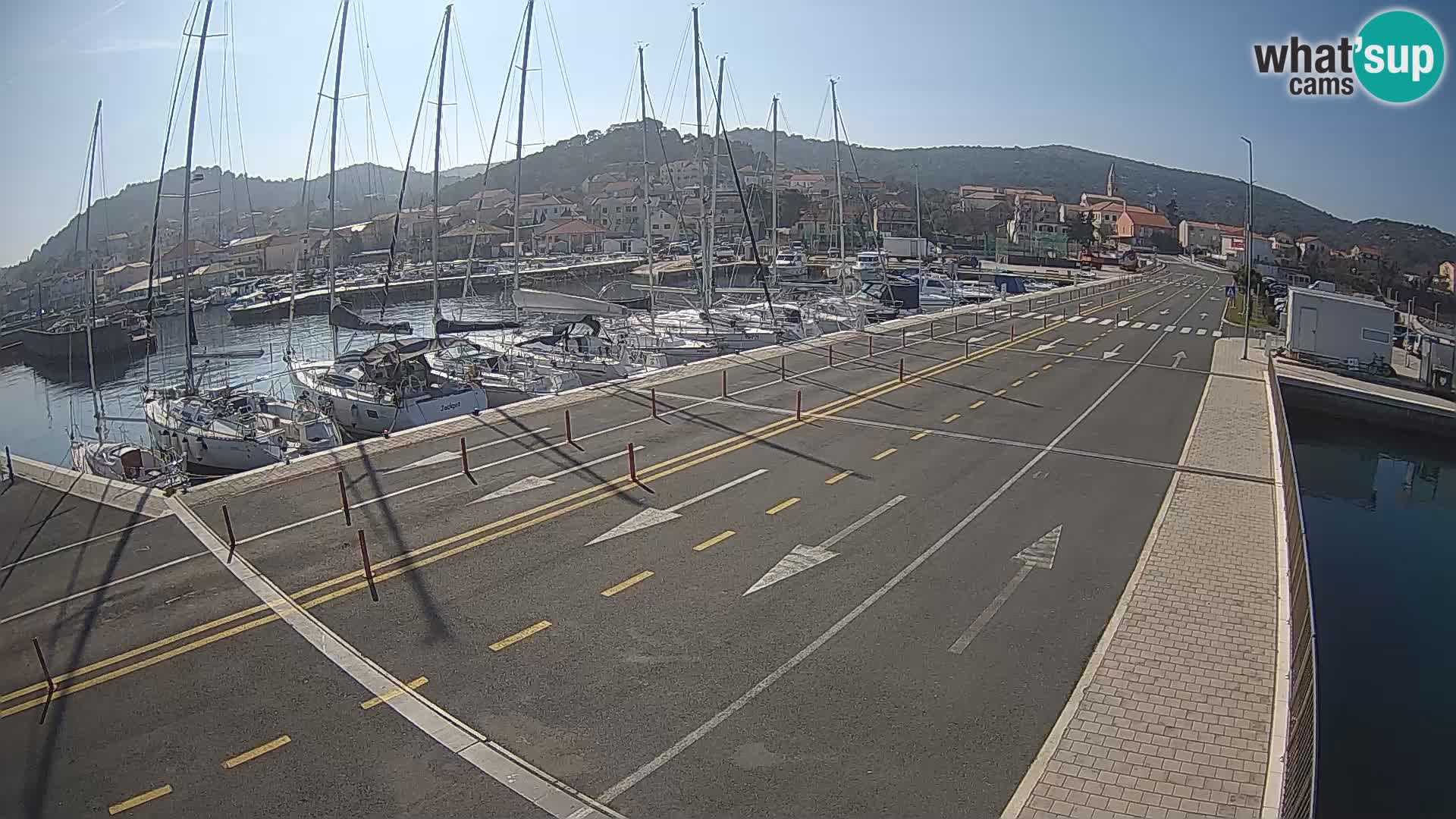 Dalmacia Tkon Transportar- webcams Croacia