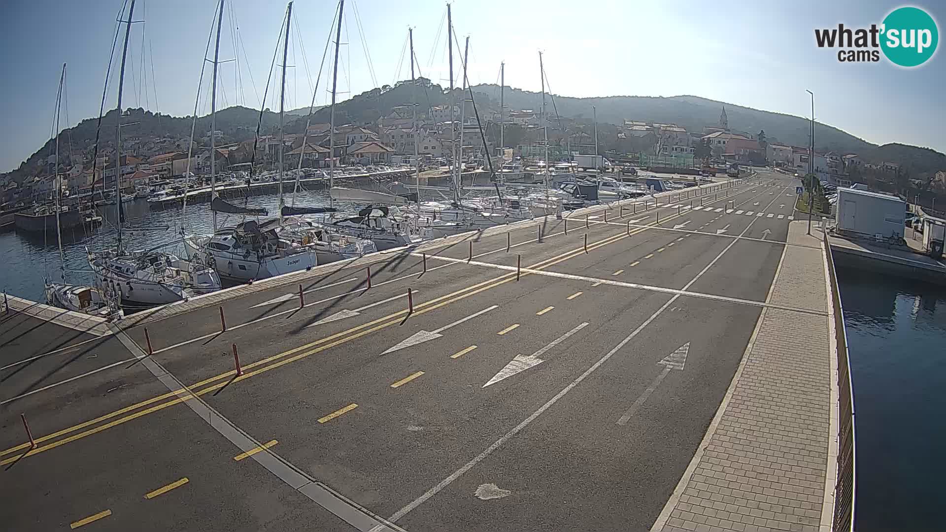 Dalmatie Tkon Traversier – webcams Croatie