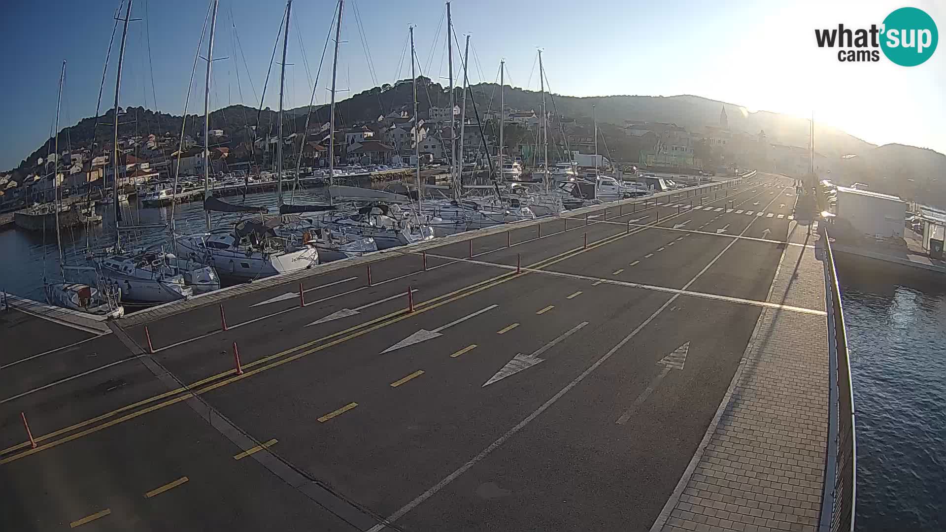 Dalmatie Tkon Traversier – webcams Croatie