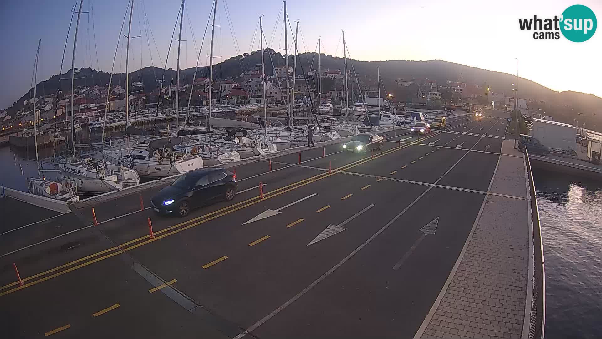 Dalmatie Tkon Traversier – webcams Croatie