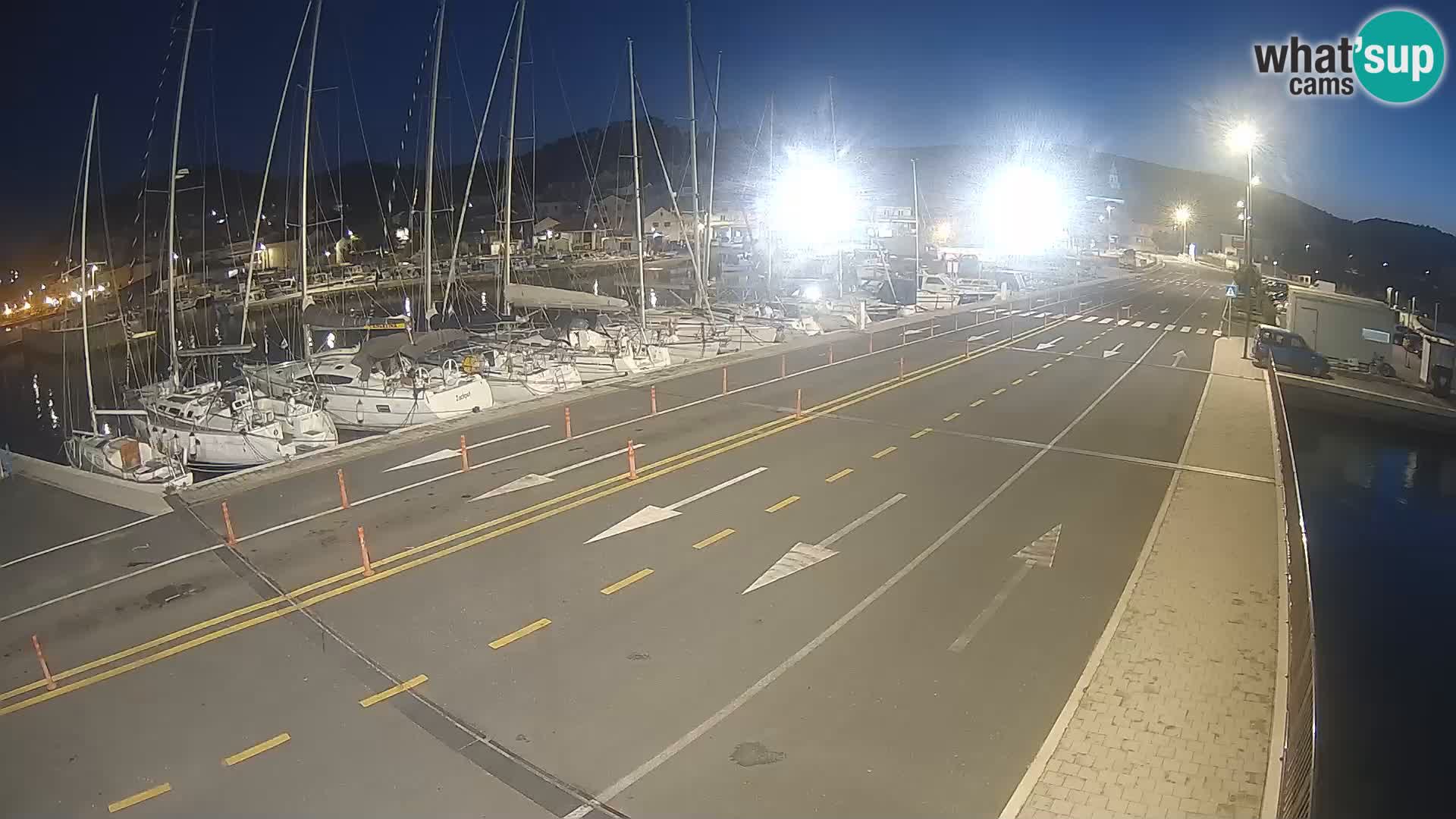 Dalmatie Tkon Traversier – webcams Croatie