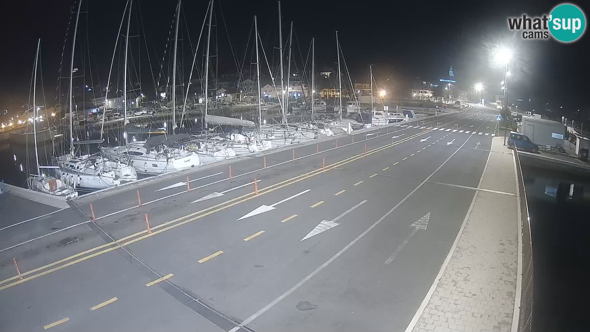 Dalmatie Tkon Traversier – webcams Croatie