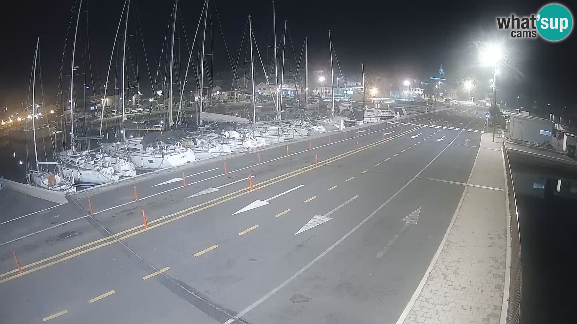 Dalmatie Tkon Traversier – webcams Croatie