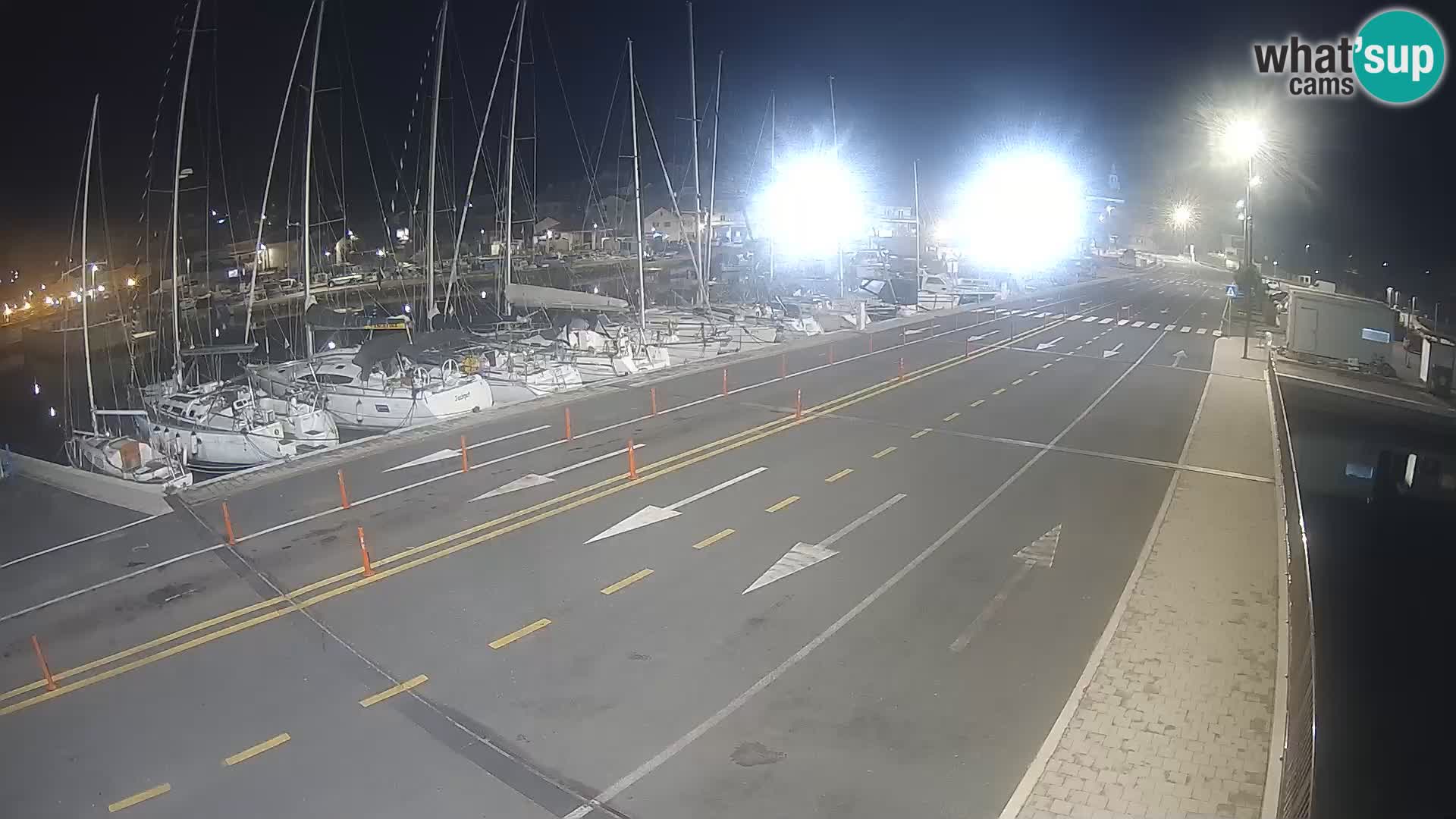 Dalmatie Tkon Traversier – webcams Croatie