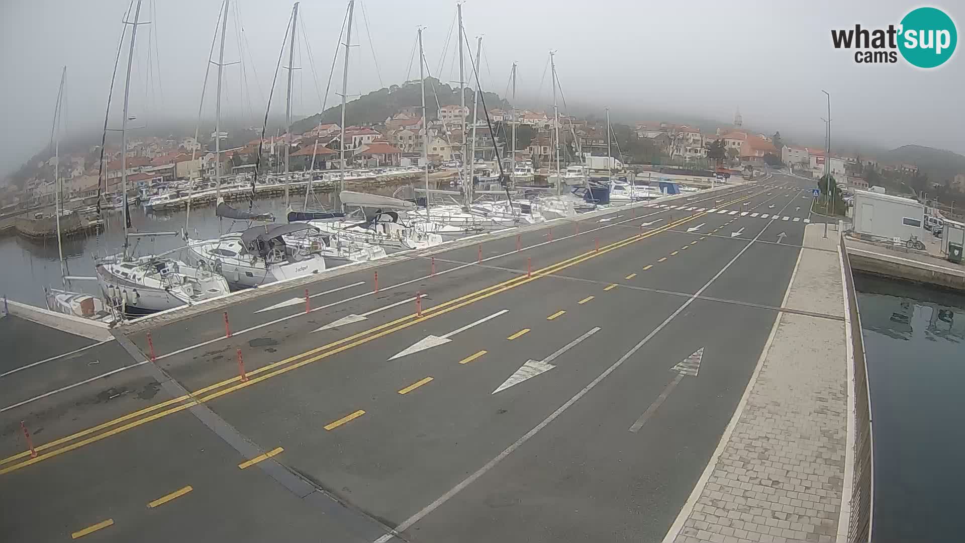 Dalmatie Tkon Traversier – webcams Croatie