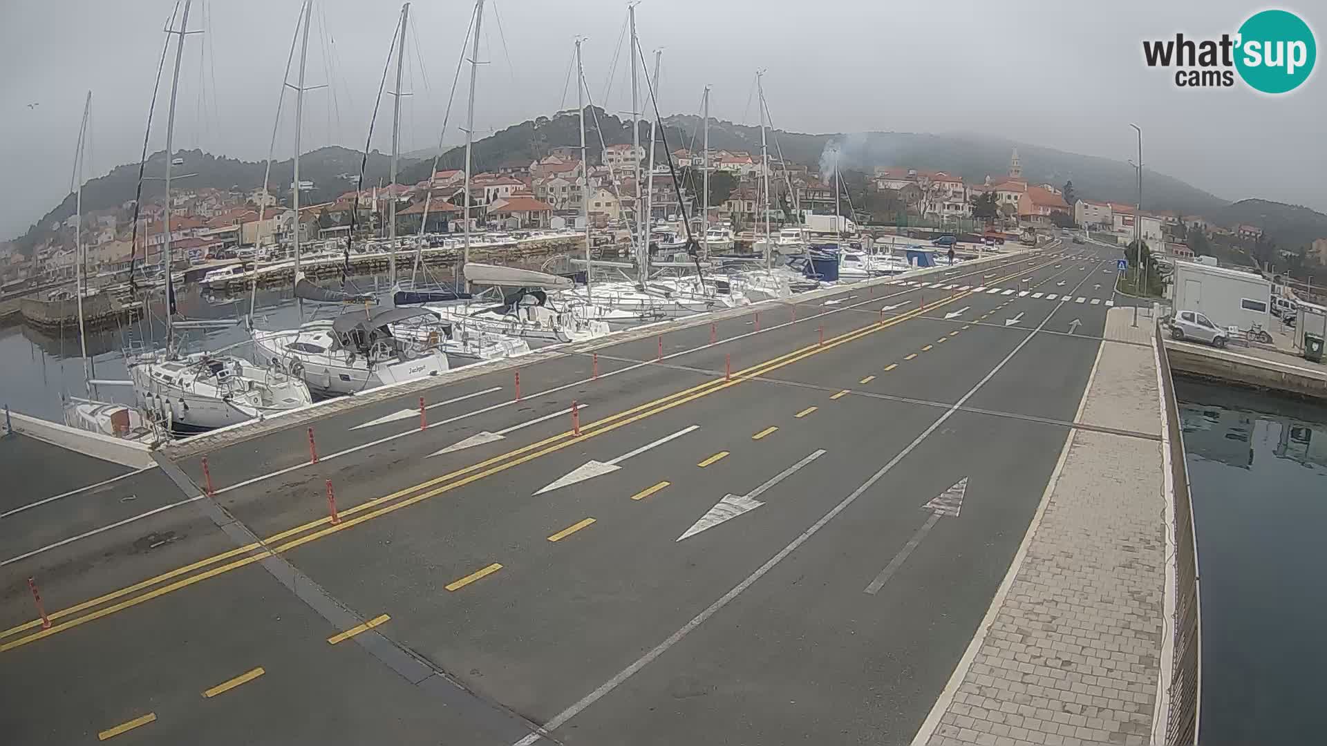 Dalmatie Tkon Traversier – webcams Croatie