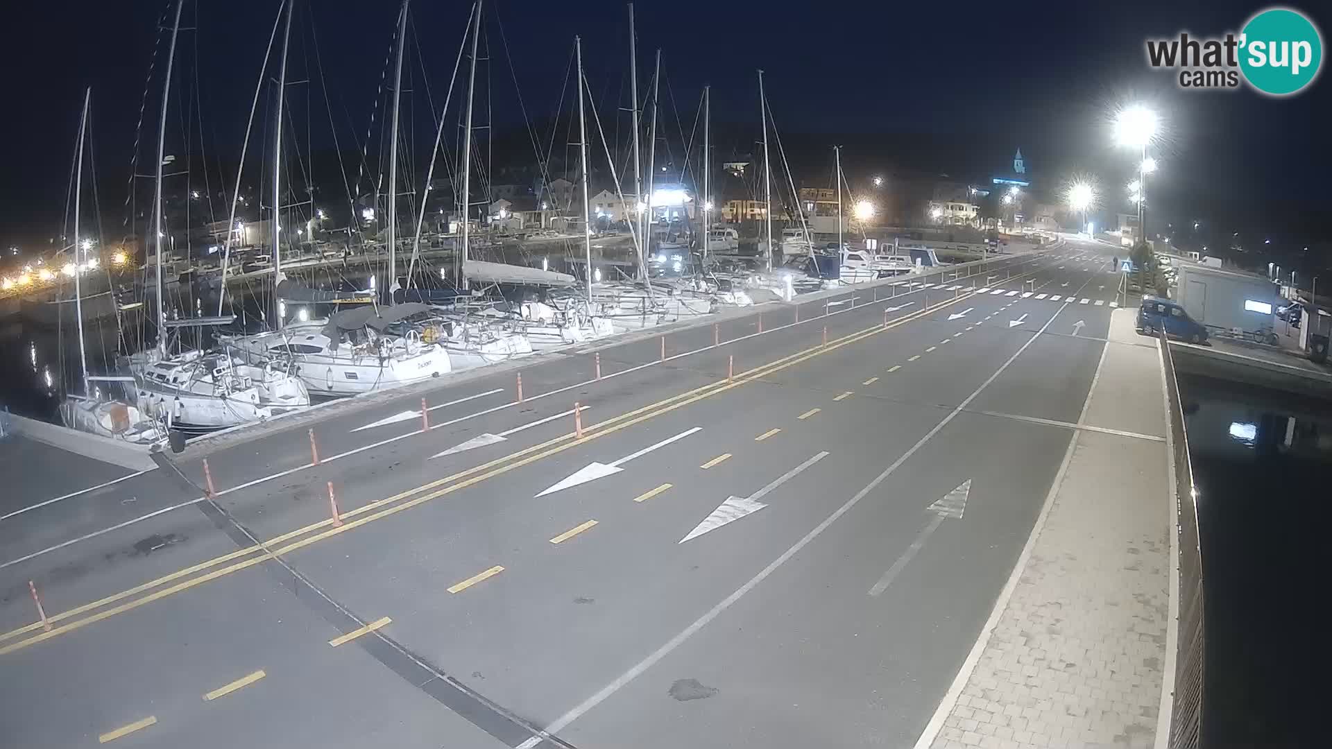 Dalmacia Tkon Transportar- webcams Croacia