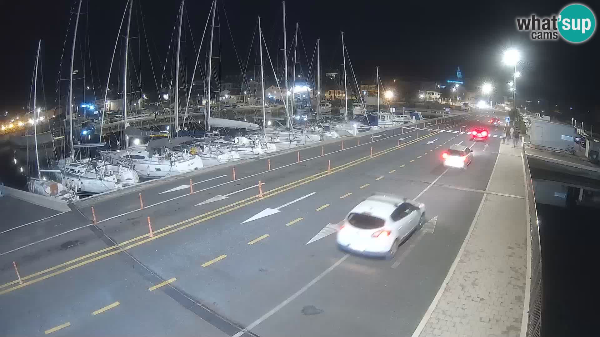 Dalmatie Tkon Traversier – webcams Croatie